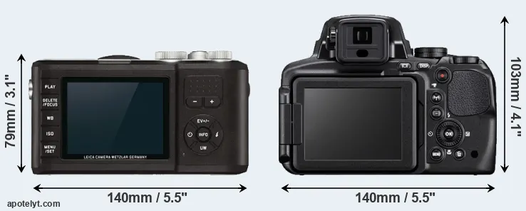 Comparison X-U Typ 113 or P900 rear