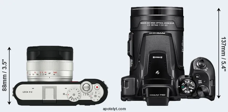 Compare X-U Typ 113 versus P900 top