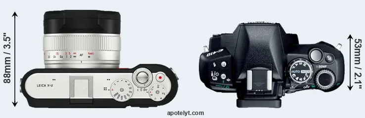 Compare X-U Typ 113 versus E-410 top