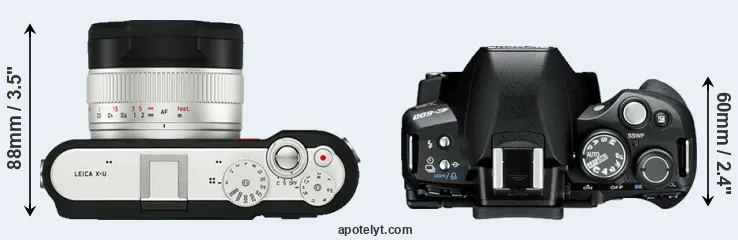 Compare X-U Typ 113 versus E-600 top