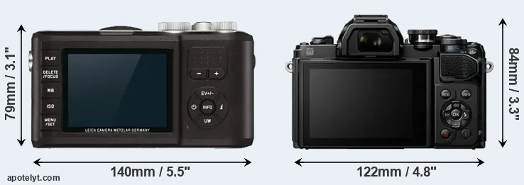Comparison X-U Typ 113 or E-M10 III rear