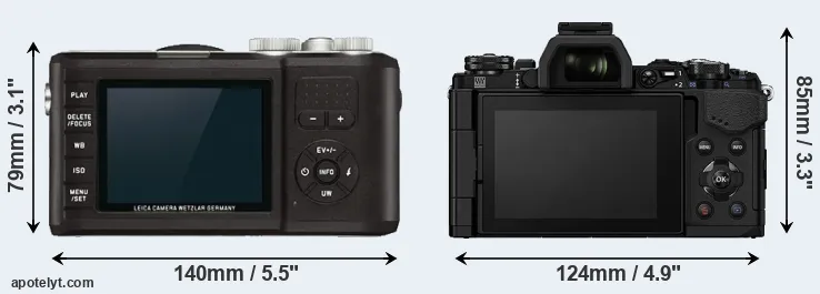 Comparison X-U Typ 113 or E-M5 II rear
