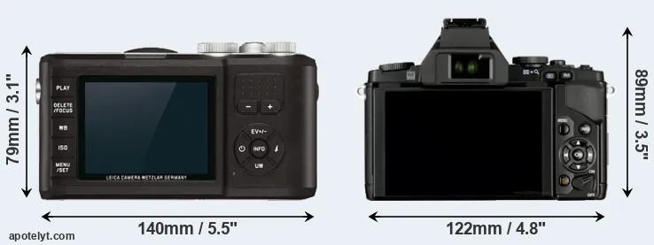 Comparison X-U Typ 113 or E-M5 rear