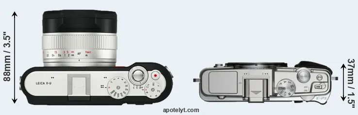 Compare X-U Typ 113 versus E-P5 top