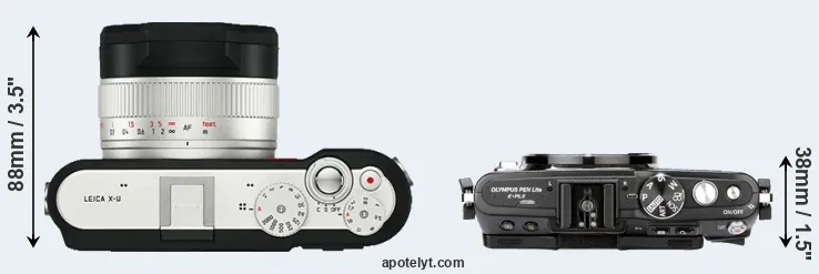 Compare X-U Typ 113 versus E-PL5 top