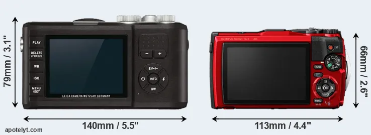 Comparison X-U Typ 113 or TG-6 rear
