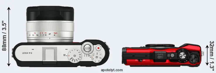 Compare X-U Typ 113 versus TG-6 top