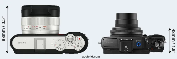 Compare X-U Typ 113 versus XZ-2 top