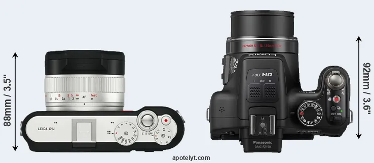 Compare X-U Typ 113 versus FZ150 top
