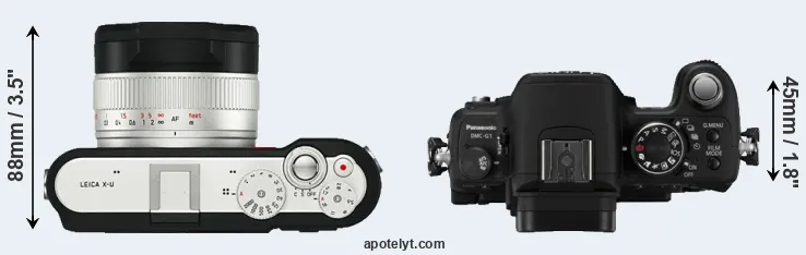 Compare X-U Typ 113 versus G1 top