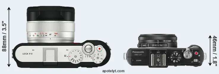 Compare X-U Typ 113 versus LX7 top