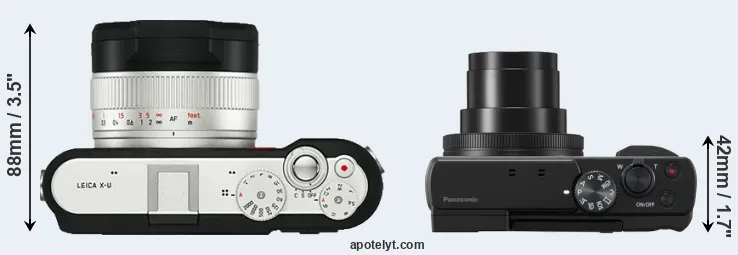 Compare X-U Typ 113 versus TZ95 top