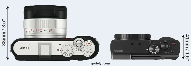 Compare X-U Typ 113 versus ZS70 top