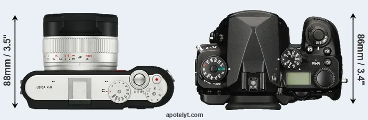 Compare X-U Typ 113 versus K-1 top