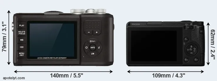 Comparison X-U Typ 113 or GR III rear