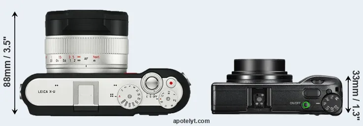Compare X-U Typ 113 versus GR III top