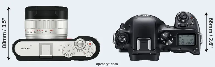 Compare X-U Typ 113 versus NX1 top