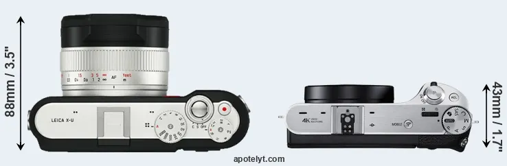 Compare X-U Typ 113 versus NX500 top