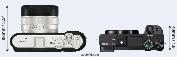 Compare X-U Typ 113 versus A6300 top
