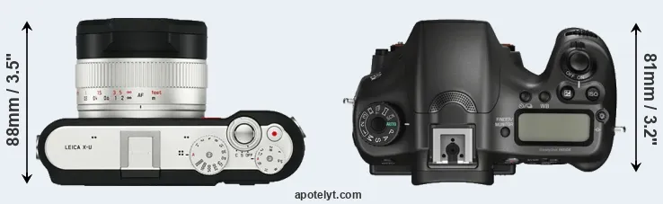 Compare X-U Typ 113 versus A68 top