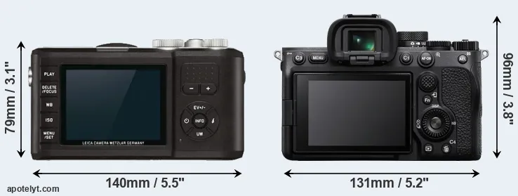 Comparison X-U Typ 113 or A7 IV rear