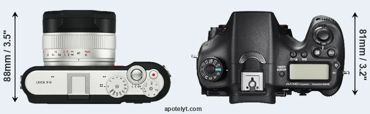 Compare X-U Typ 113 versus A77 II top