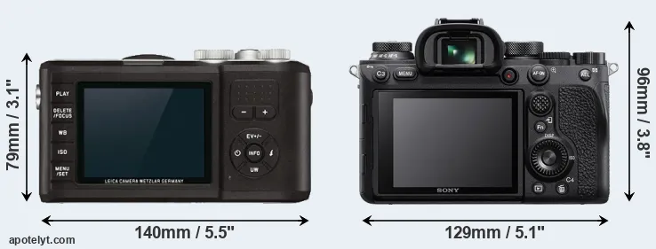Comparison X-U Typ 113 or A9 II rear