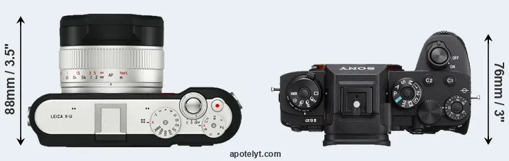 Compare X-U Typ 113 versus A9 II top