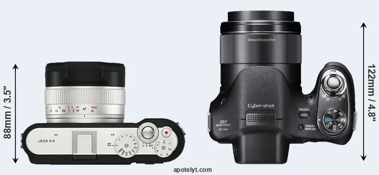 Compare X-U Typ 113 versus H400 top