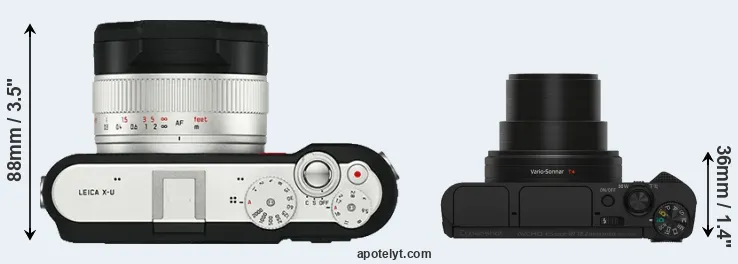 Compare X-U Typ 113 versus HX80 top