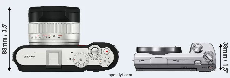Compare X-U Typ 113 versus NEX-5 top
