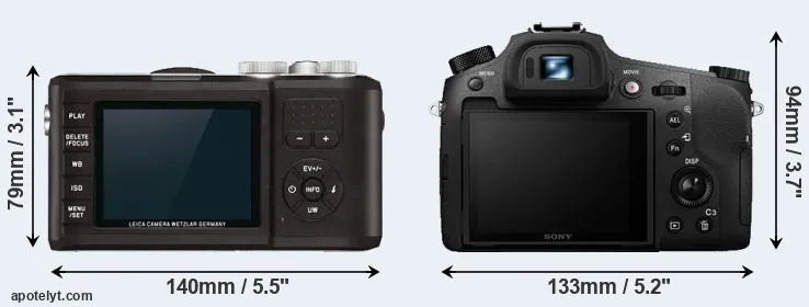 Comparison X-U Typ 113 or RX10 III rear