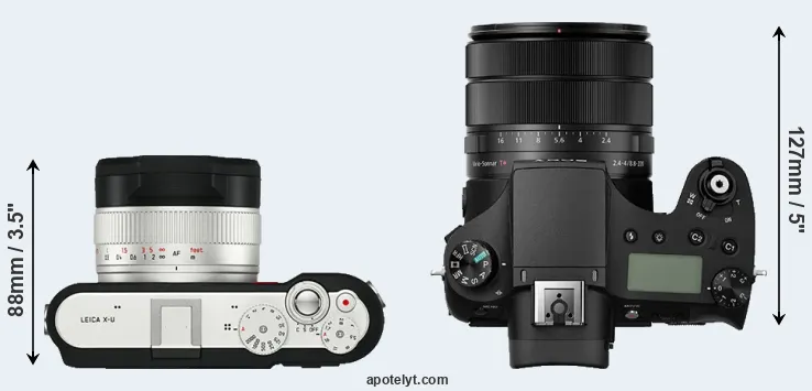 Compare X-U Typ 113 versus RX10 III top