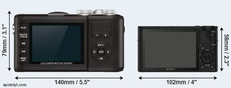 Comparison X-U Typ 113 or RX100 rear