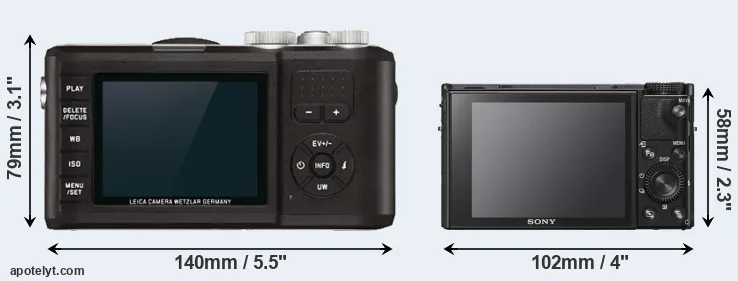 Comparison X-U Typ 113 or RX100 VI rear