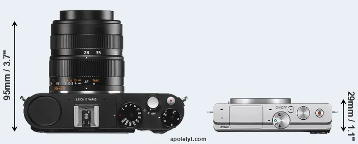 Compare X Vario versus J4 top