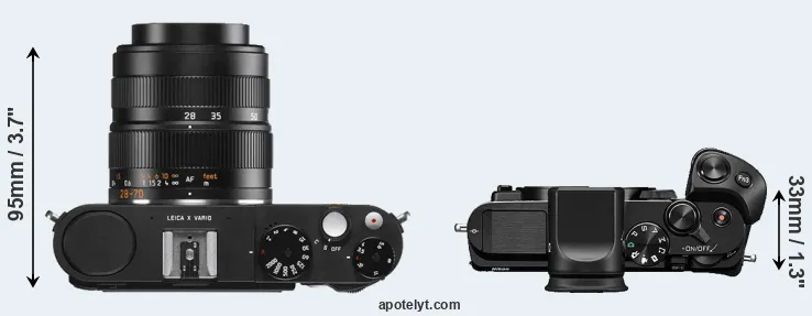 Compare X Vario versus V3 top