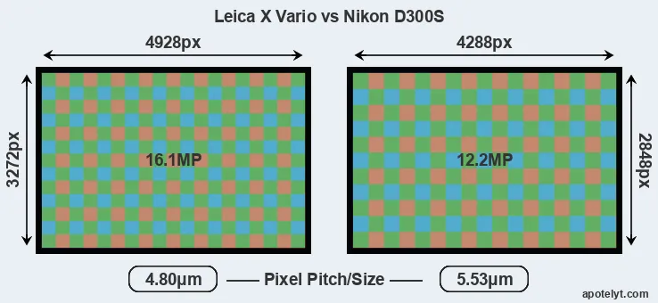 X Vario versus D300S MP