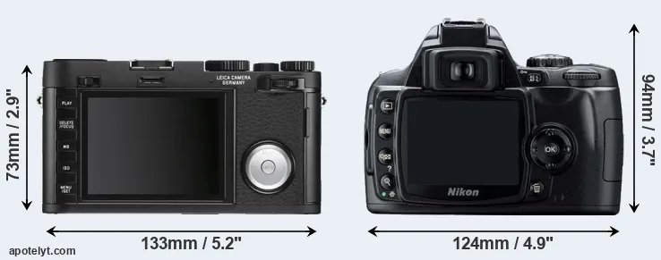 Comparison X Vario or D40 rear