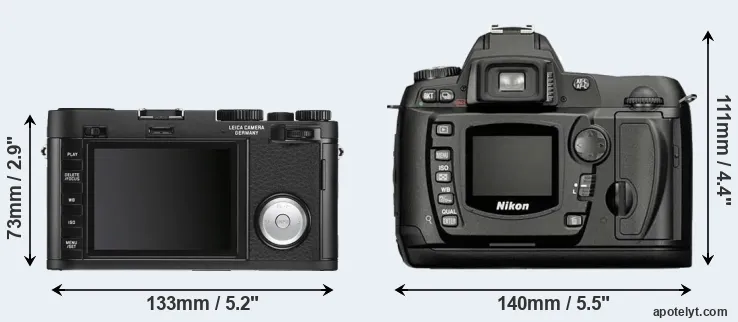 Comparison X Vario or D70 rear