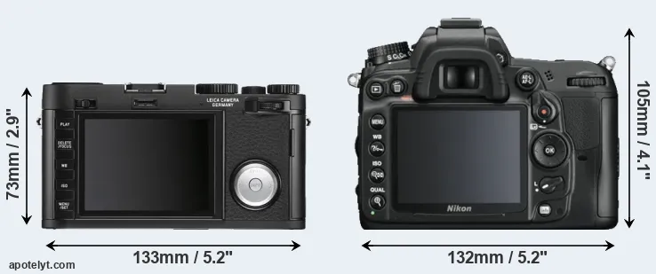 Comparison X Vario or D7000 rear