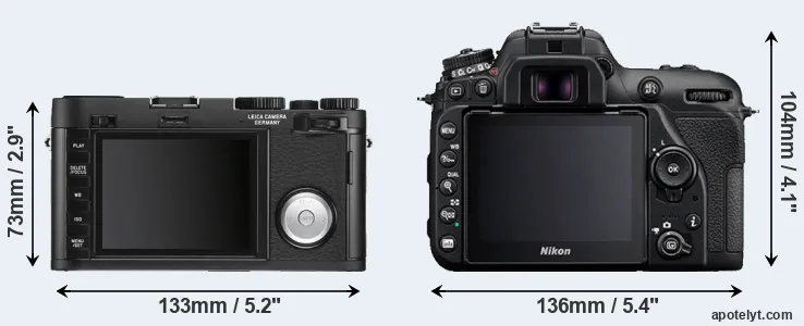 Comparison X Vario or D7500 rear