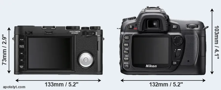 Comparison X Vario or D80 rear