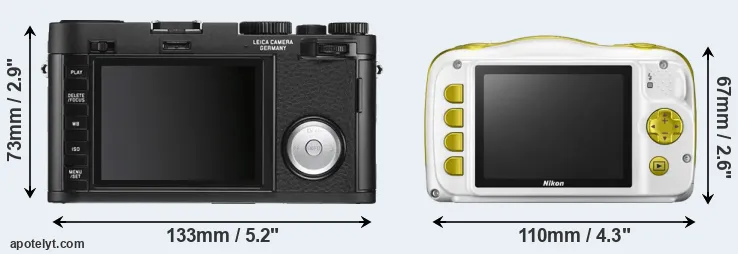Comparison X Vario or W150 rear