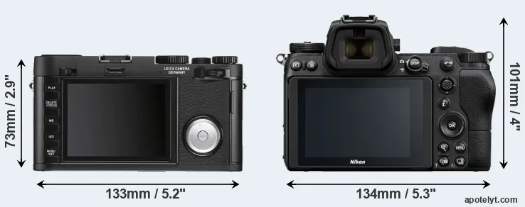 Comparison X Vario or Z7 rear