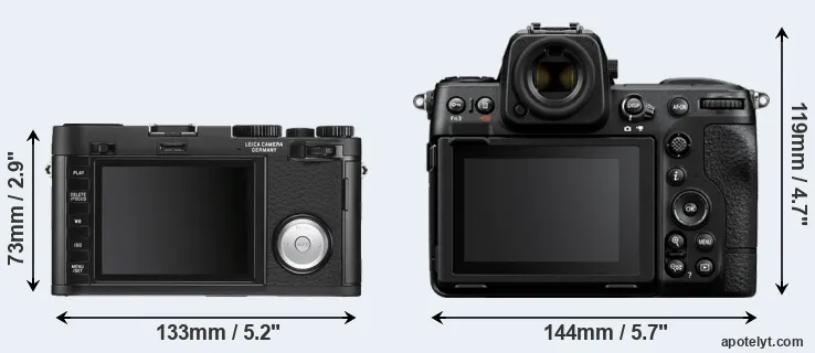 Comparison X Vario or Z8 rear