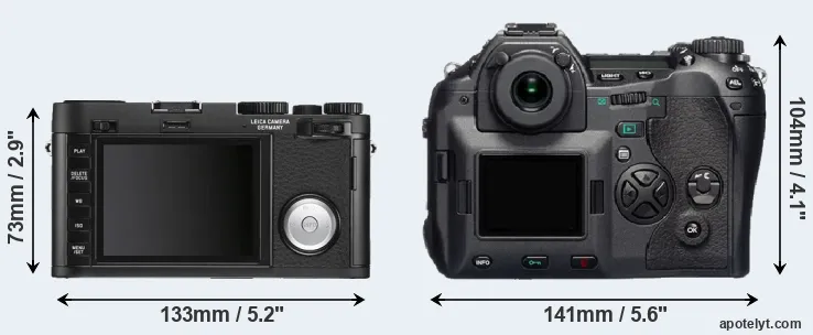 Comparison X Vario or E-1 rear
