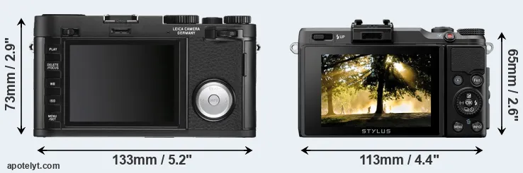 Comparison X Vario or XZ-2 rear