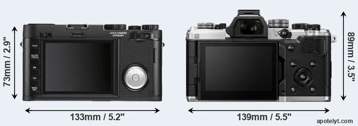 Comparison X Vario or OM-3 rear