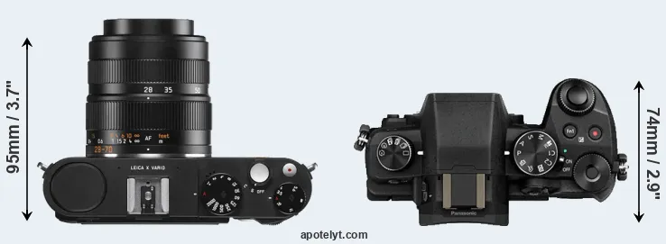 Compare X Vario versus G85 top
